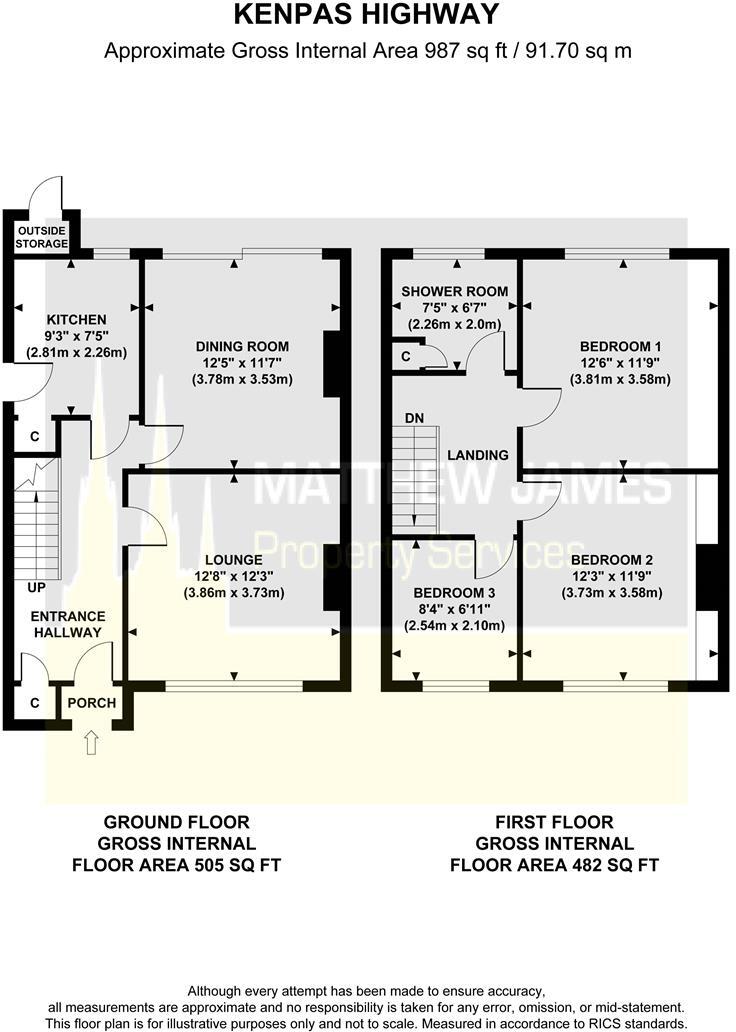 Kenpas Highway, Stivichall, Coventry * No Upward Chain * floorplan