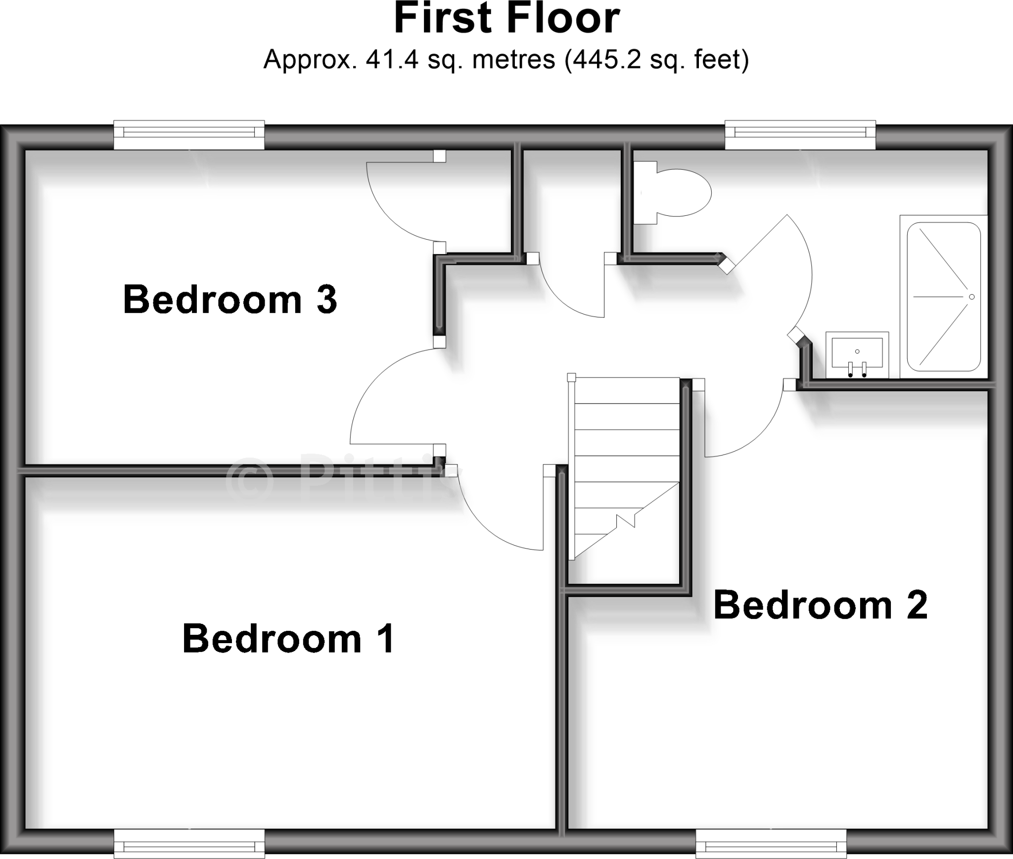Fieldfare Road, Carisbrooke, Isle of Wight floorplan