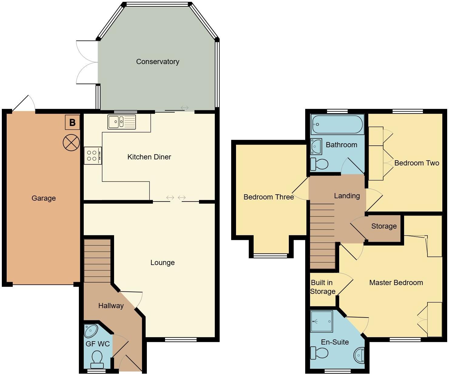 Linford Walk, Walsgrave On Sowe, Coventry, CV2 2TL floorplan