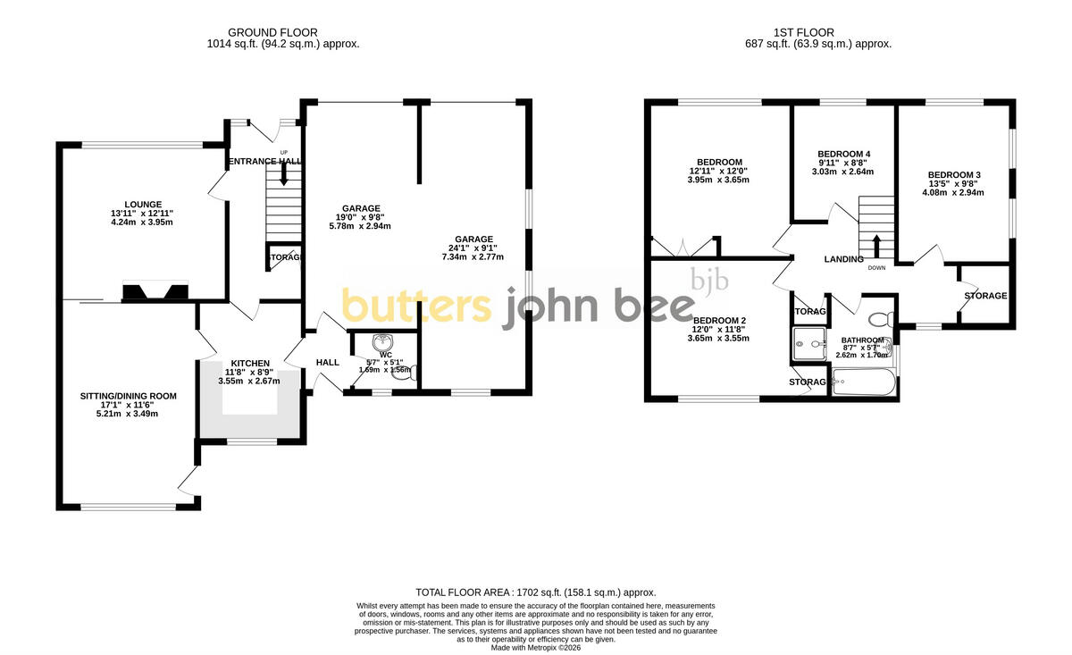 Congleton Road North, Church Lawton floorplan