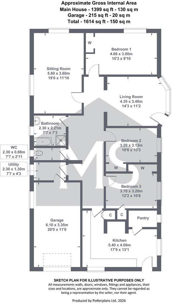 Main Street, Ebberston, Scarborough floorplan