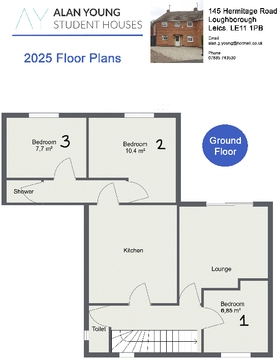 Hermitage Road, Loughborough floorplan