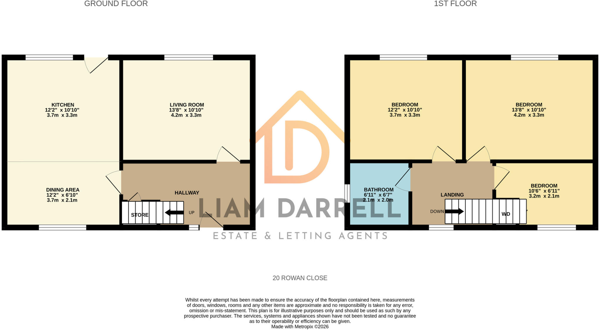 Rowan Close, Scarborough, North Yorkshire floorplan