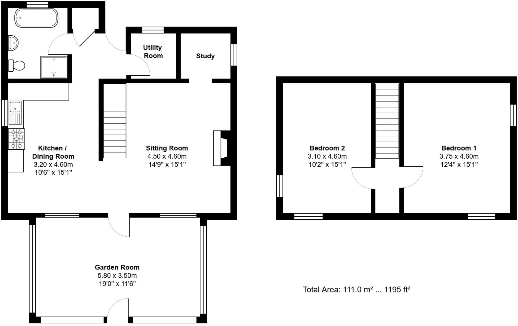 Hall Road, Snettisham, floorplan