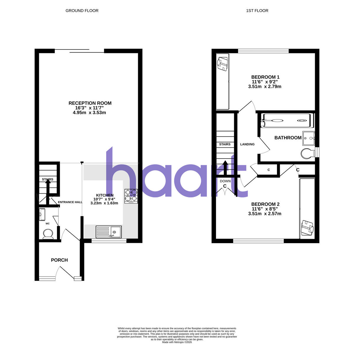 Lapponum Walk, Hayes floorplan
