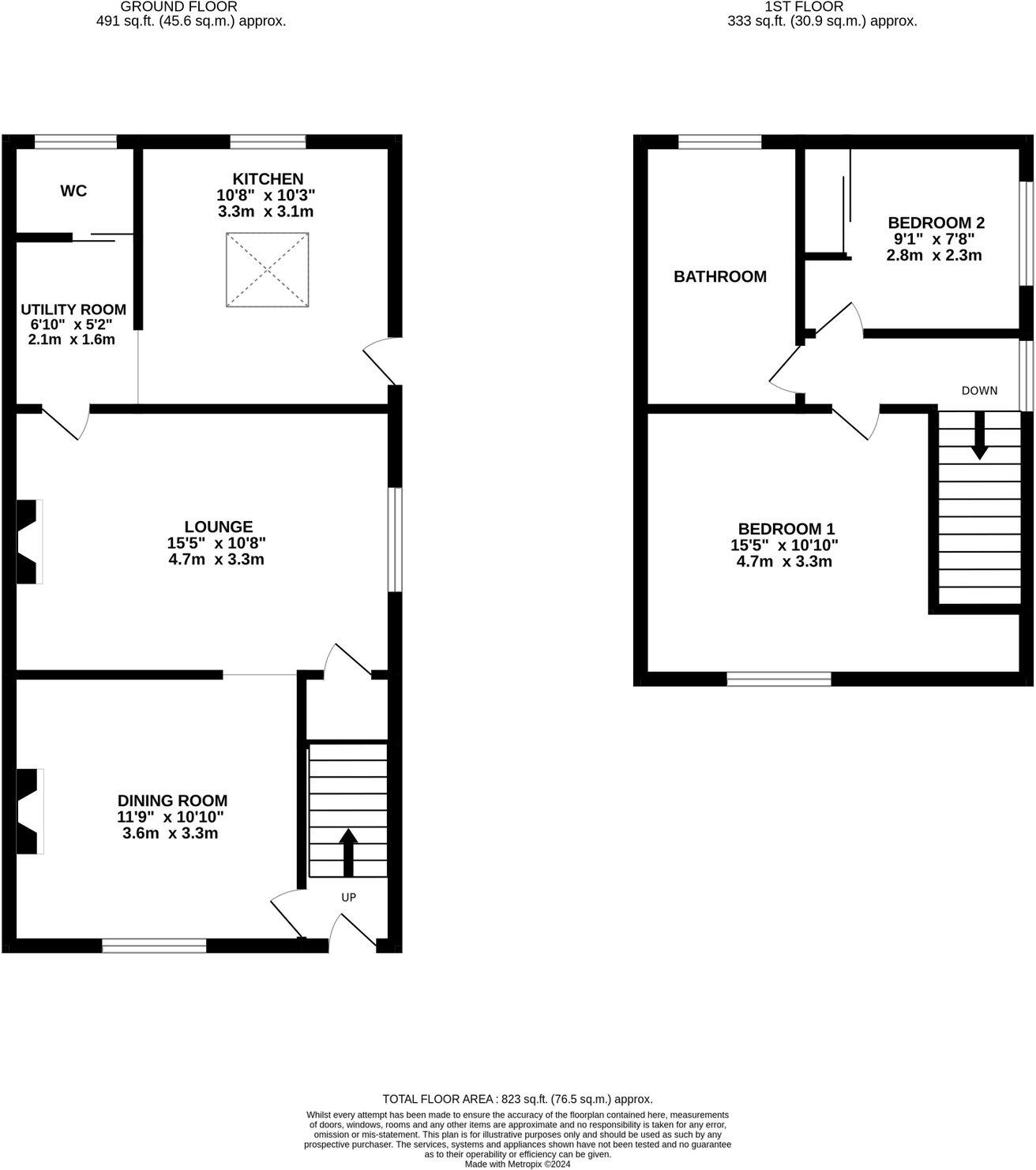 Dukes Lane, Chelmsford, CM2 6AD floorplan