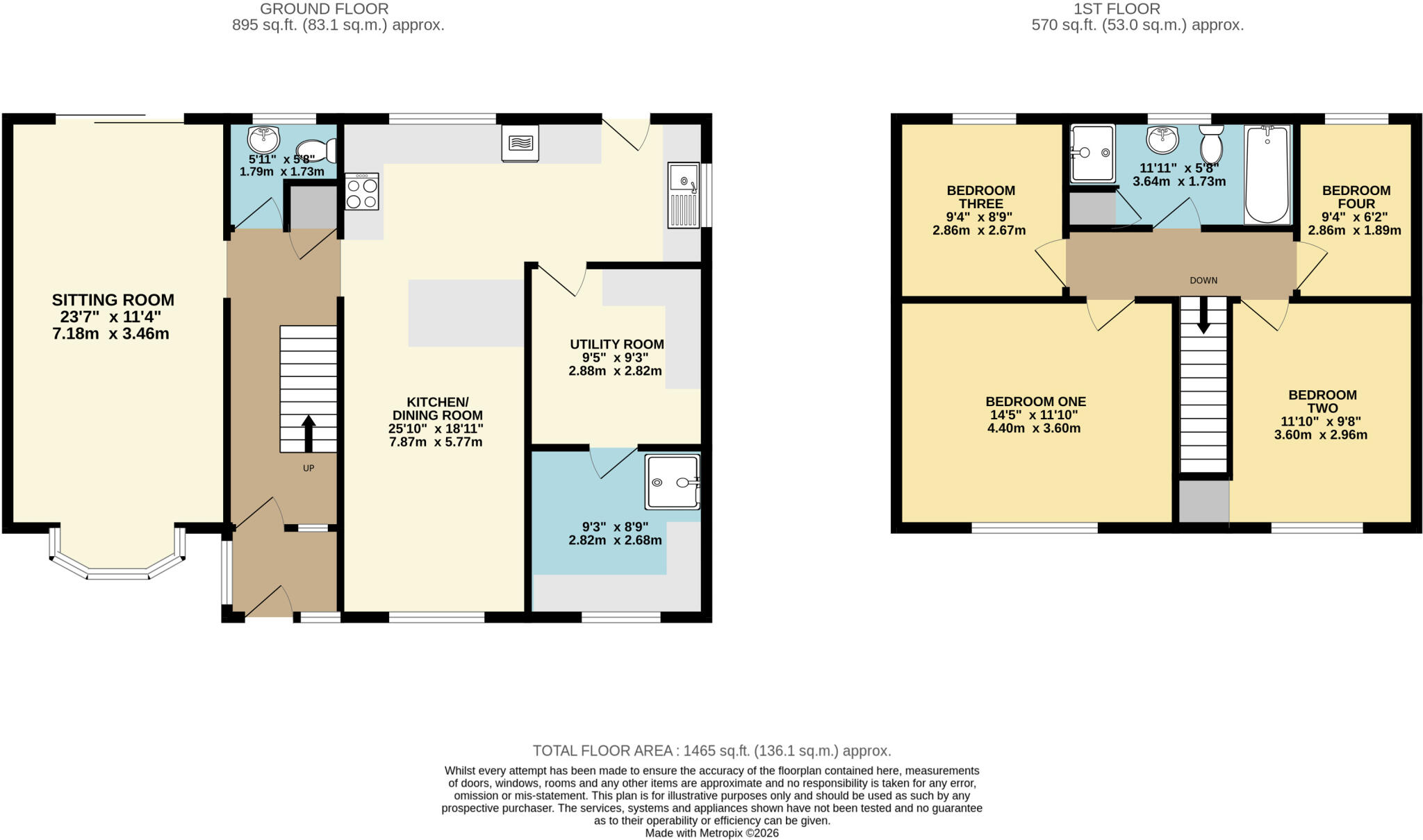 Damask Close, Lowestoft, Suffolk floorplan