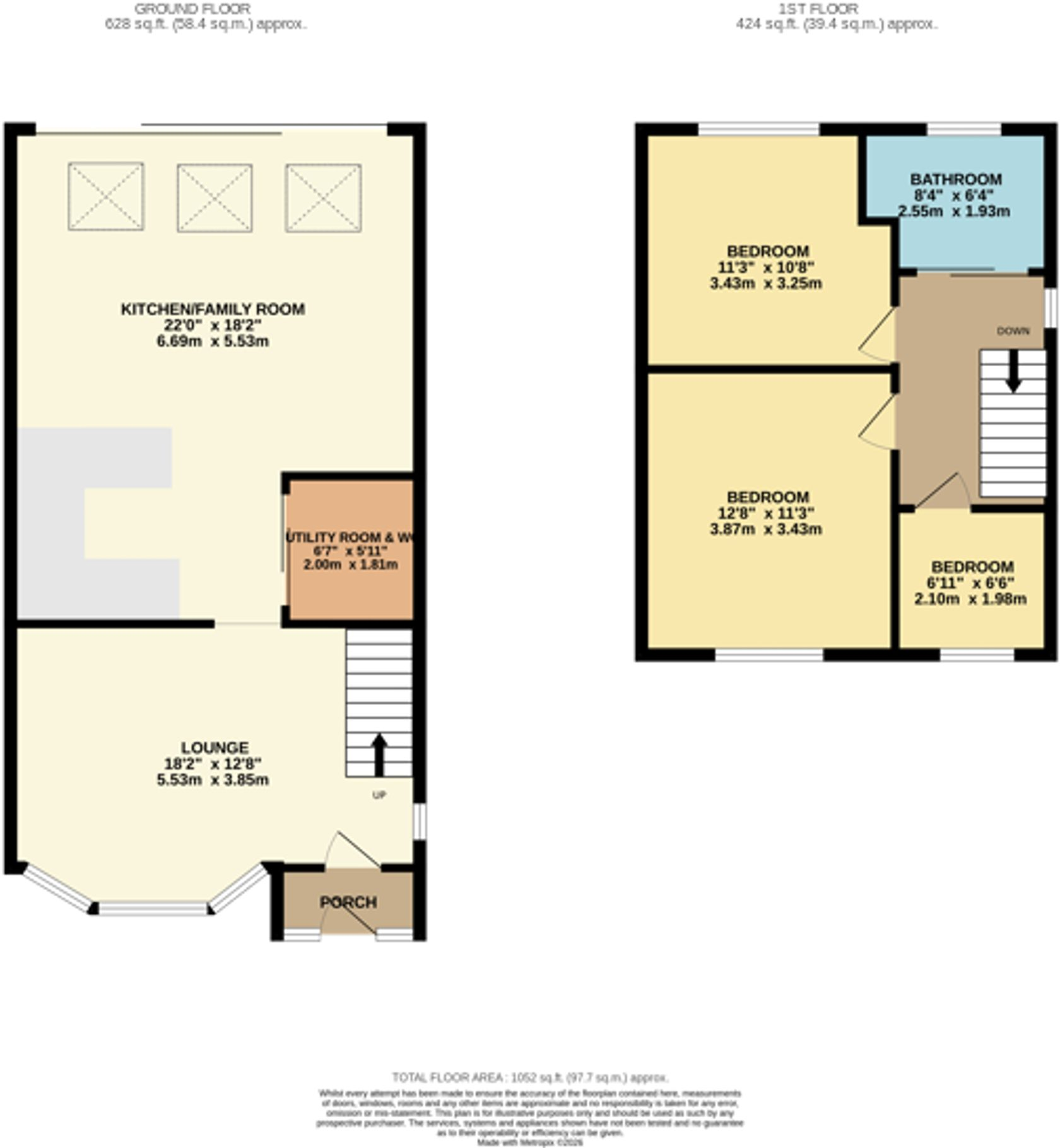 Carlton Way, Glazebrook, WA3 floorplan