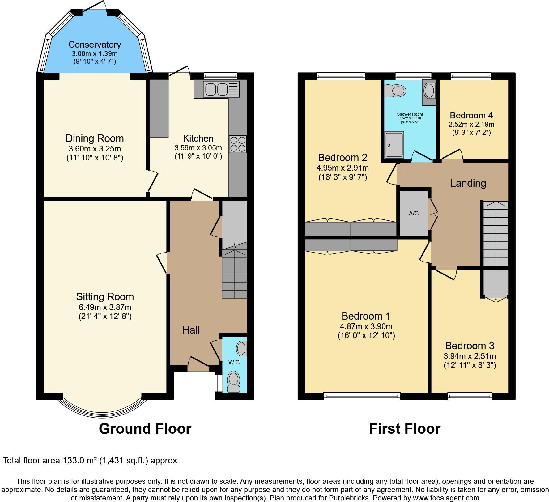3, Cranwell Close, Christchurch, BH23 floorplan