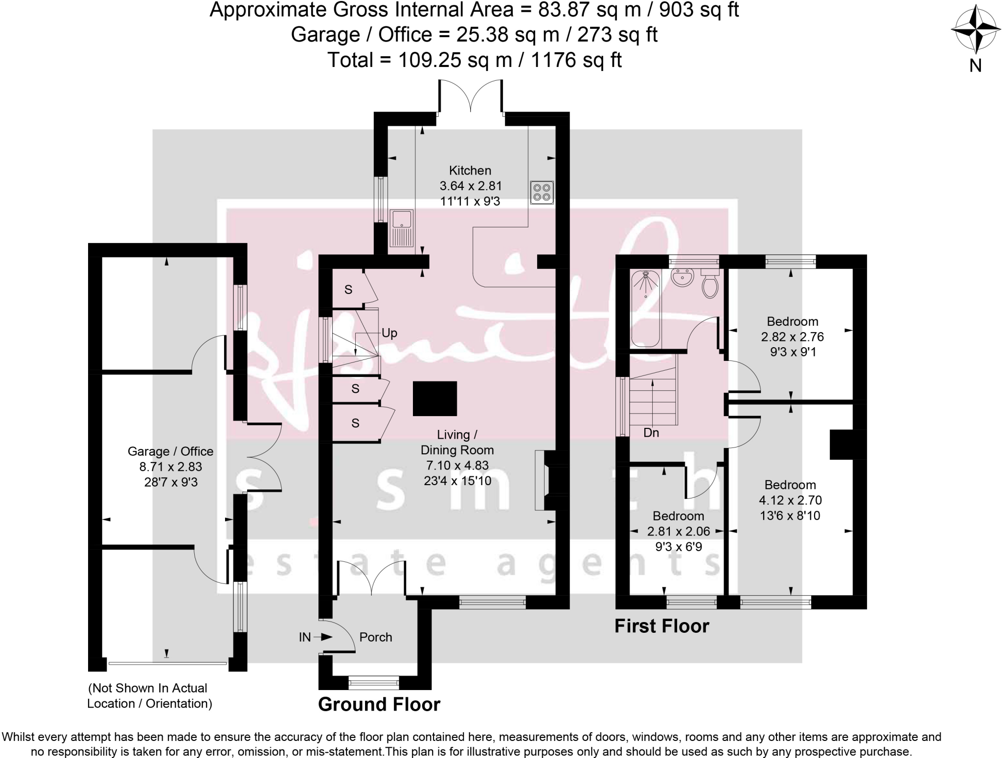Denman Drive, Ashford floorplan
