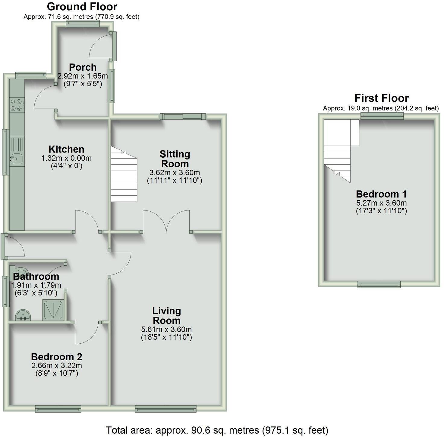 Woodlands Drive, Hawarden, CH5 floorplan