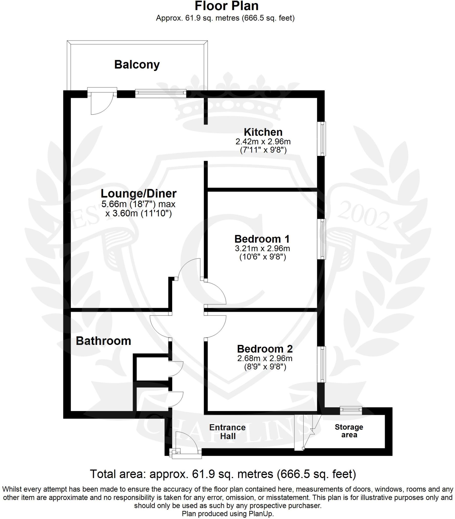 Cleveland Drive, Fareham, Hampshire, PO14 floorplan