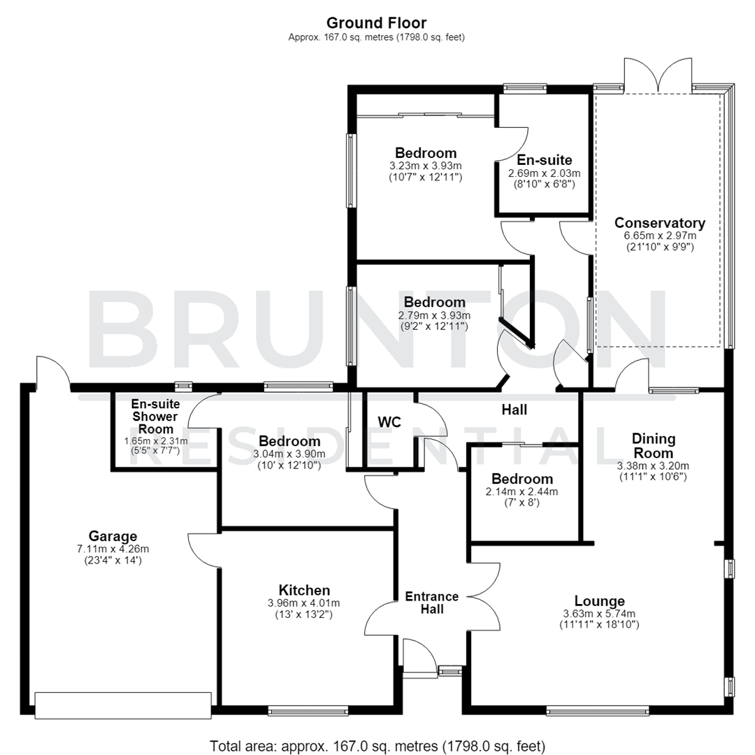 Burn View Drive, Otterburn, Newcastle Upon Tyne, NE19 floorplan