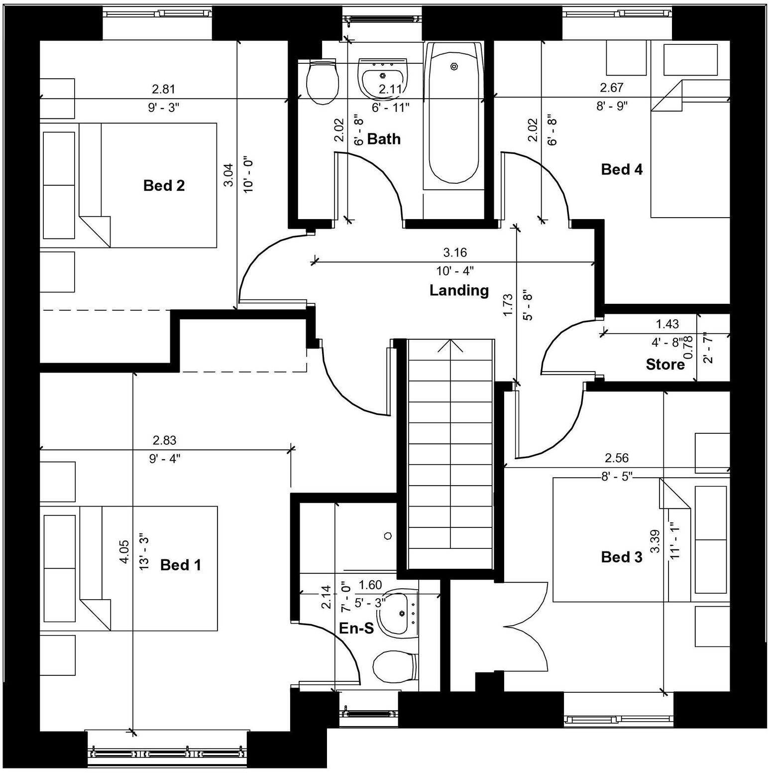 The Ayalon - Plot 24, The Ropery, Argyle St, Hebburn floorplan