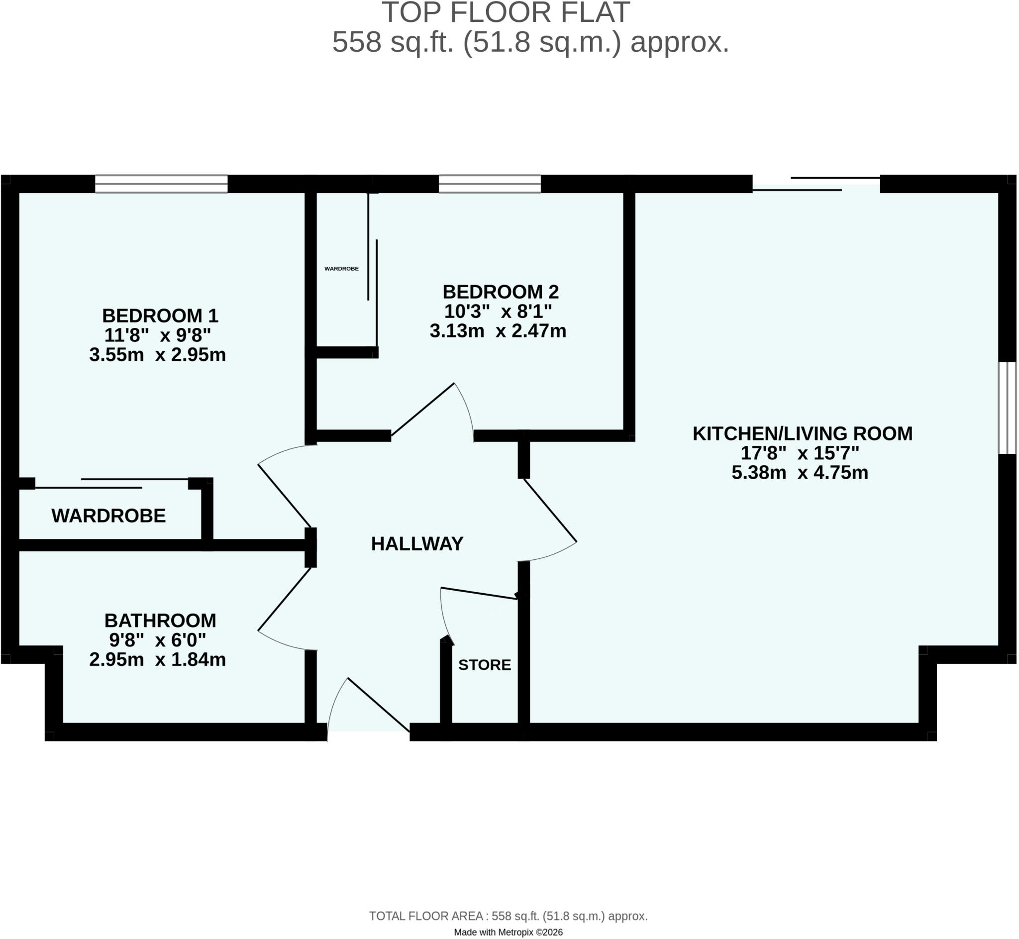 North Street, Plymouth, Devon floorplan