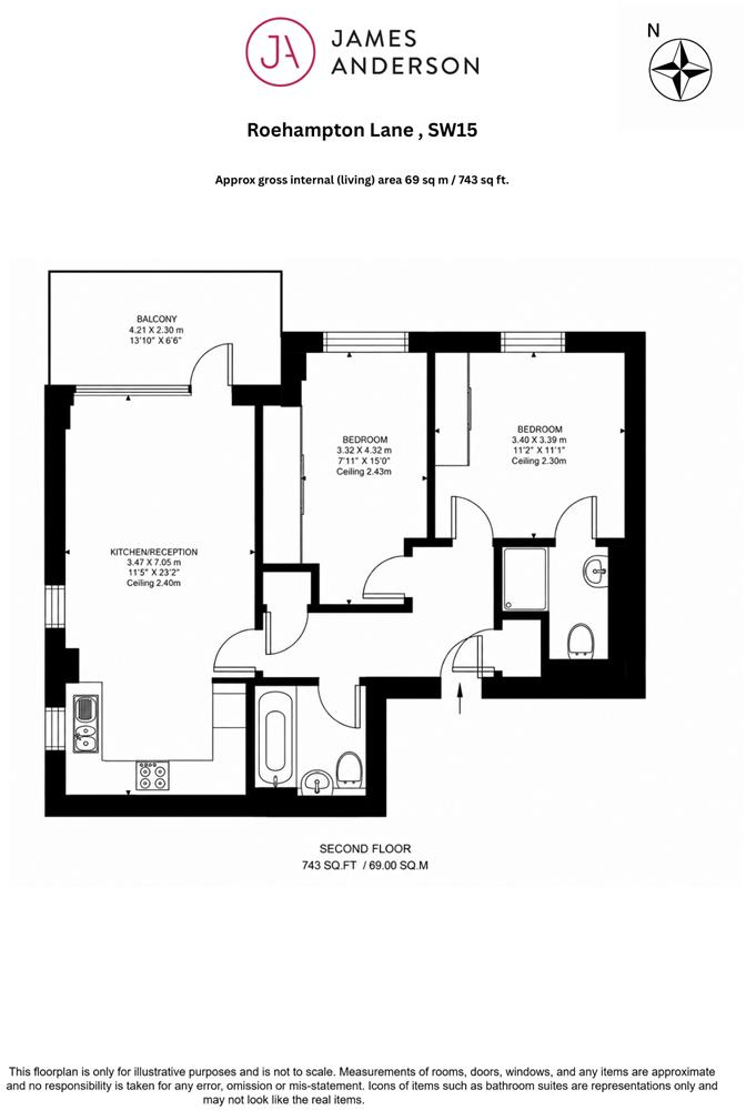 Roehampton Lane, Putney, SW15 floorplan