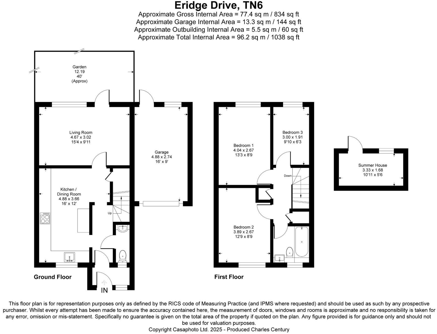 Eridge Drive, Crowborough, TN6 floorplan