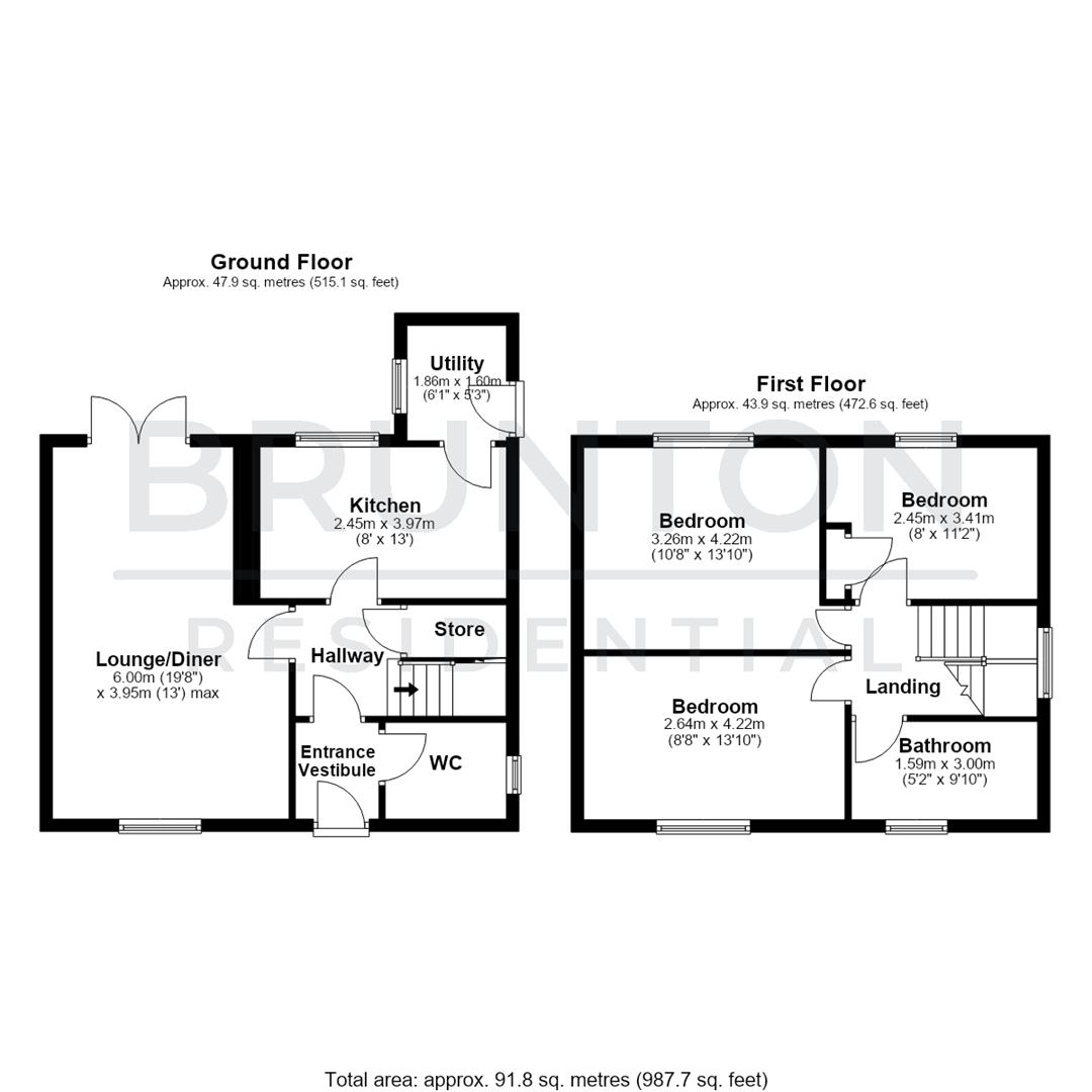 Wydon Park, Hexham, NE46 floorplan