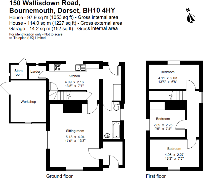 150 Wallisdown Road, Bournemouth, Dorset, BH10 4HY floorplan