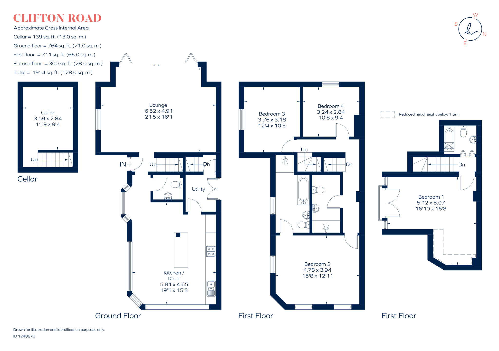 Clifton Road, Kingston Upon Thames, KT2 floorplan
