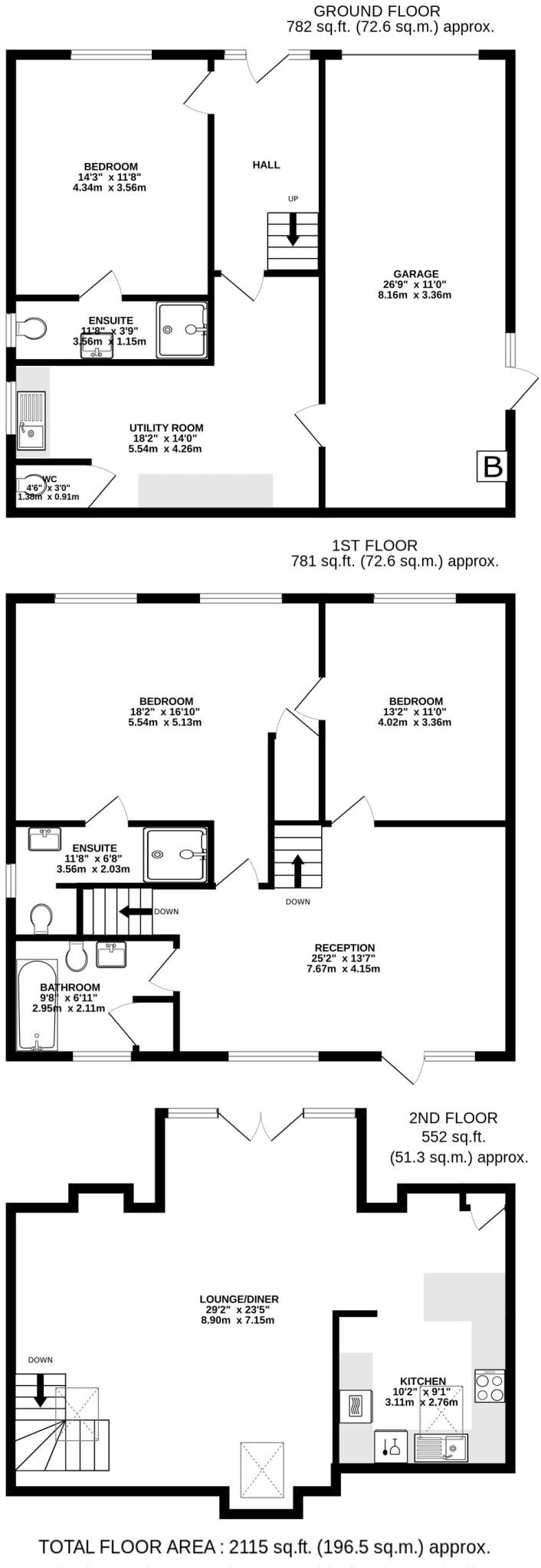 Lime Trees, St. Columb, TR9 floorplan