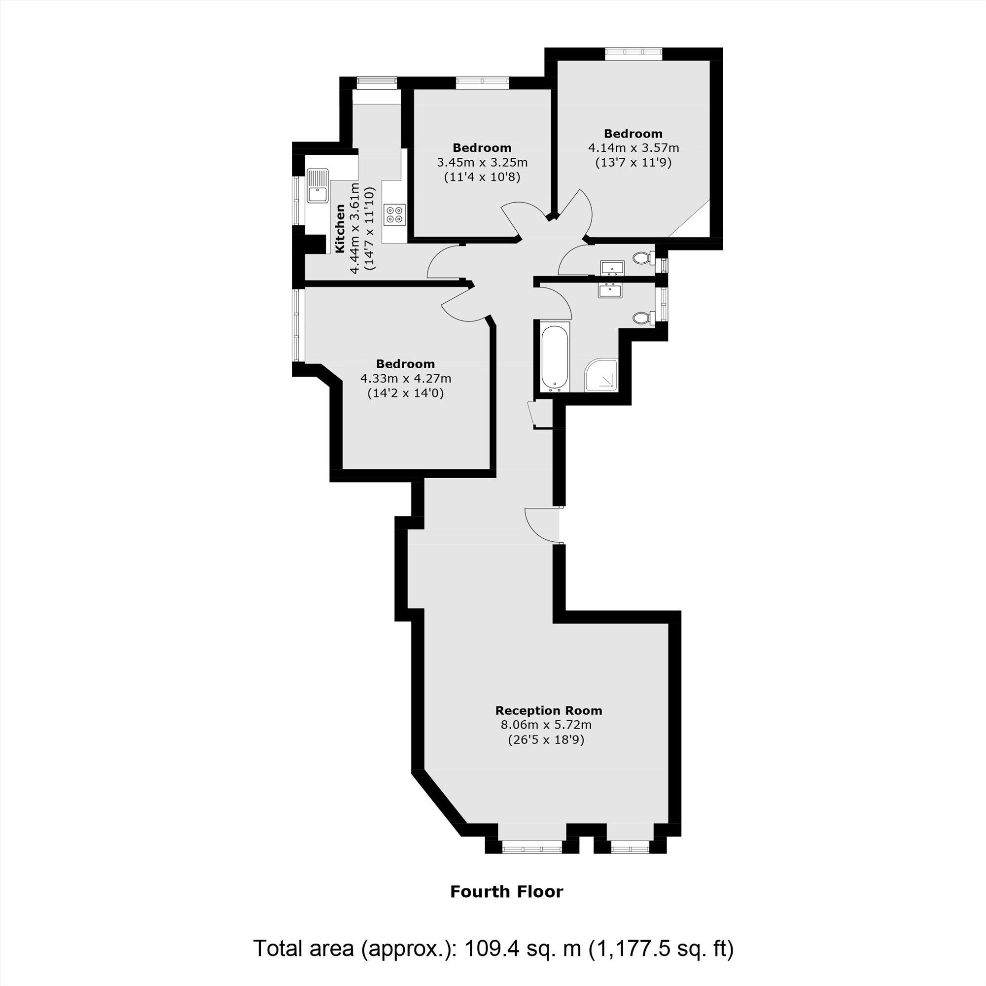 Haven Green, Ealing floorplan