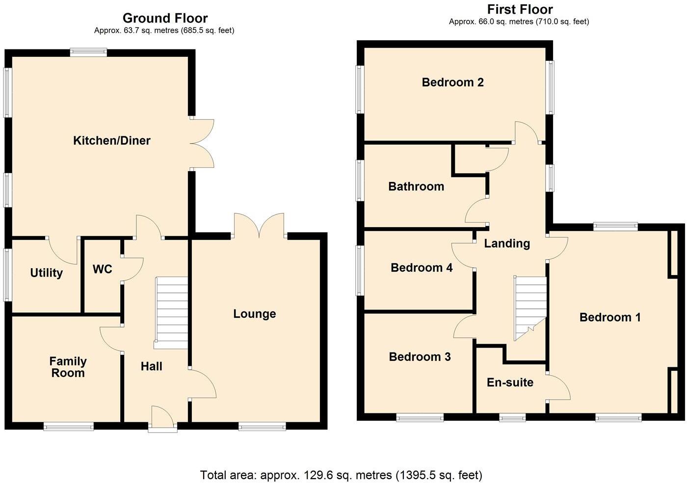 Primrose Close, Lutterworth floorplan