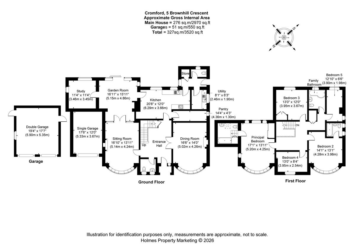 Brownhill Crescent, Rothley, LE7 floorplan