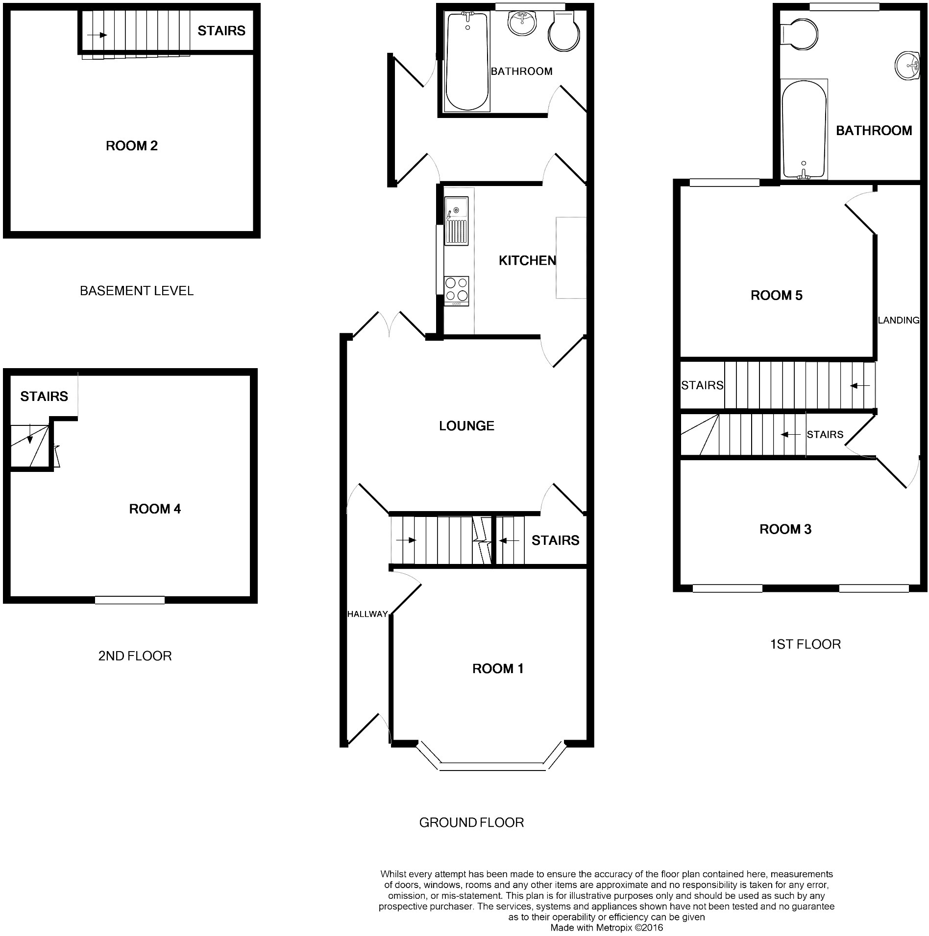 Available Sept 2027 -  5 Rooms - Rowley Hill Street floorplan