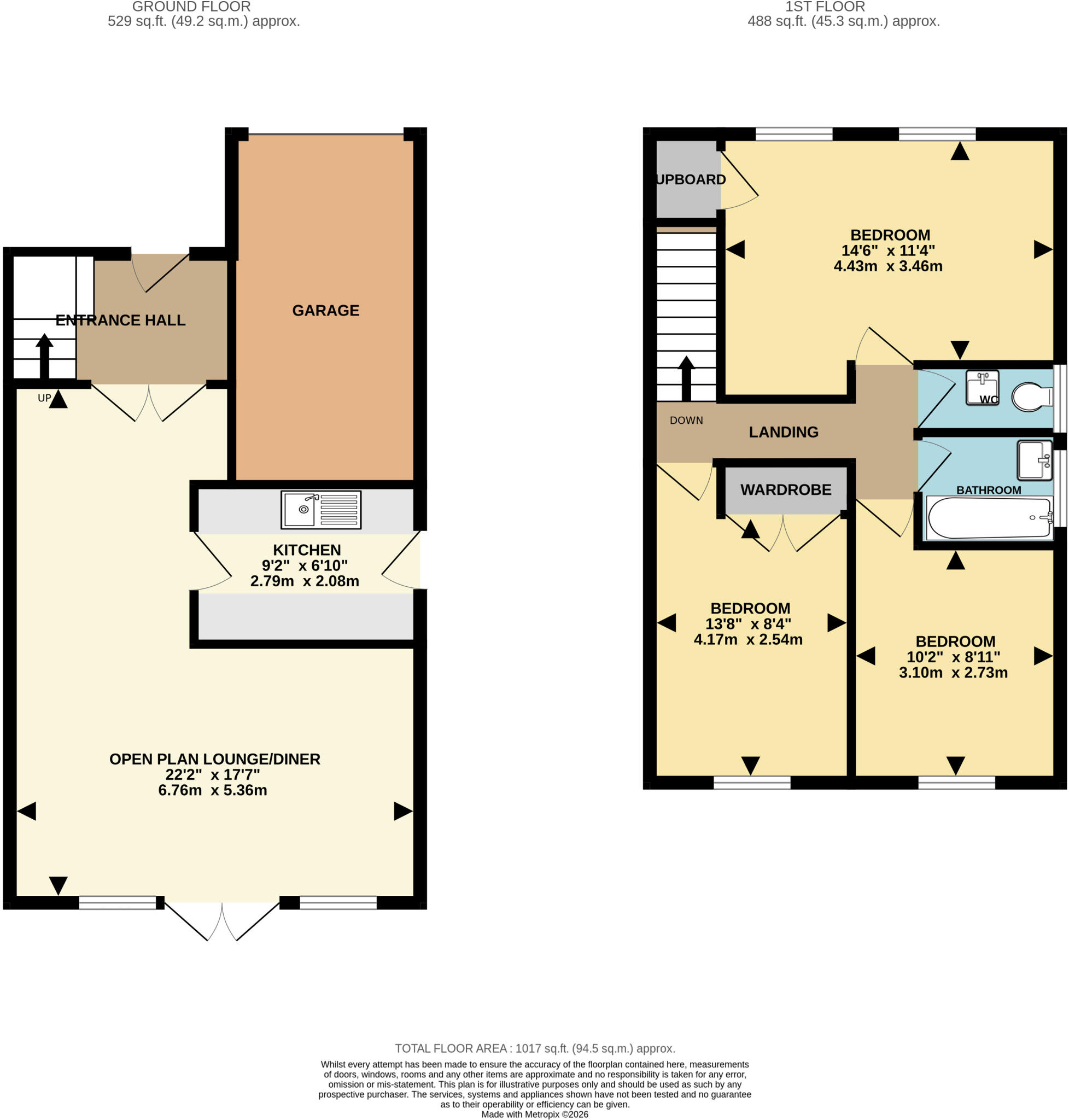 Rectory Road, TIPTREE floorplan