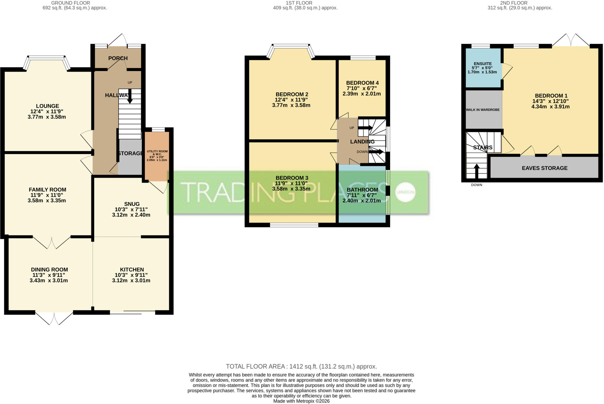 Carrsvale Avenue, Urmston, M41 floorplan