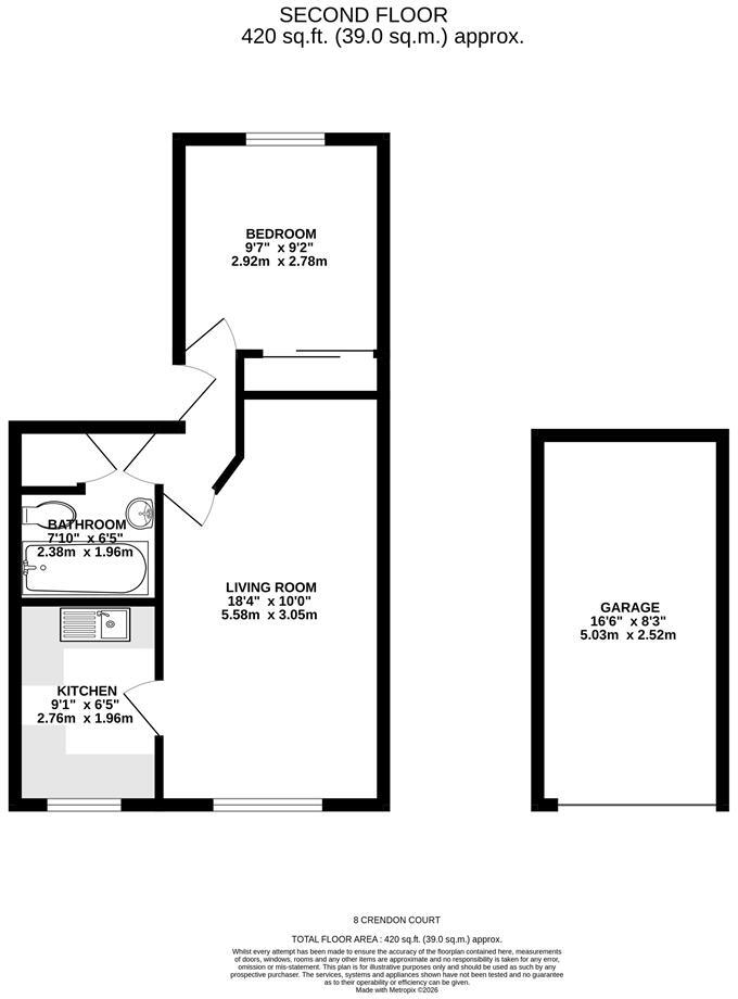 Crendon Court, Caversham, Reading floorplan