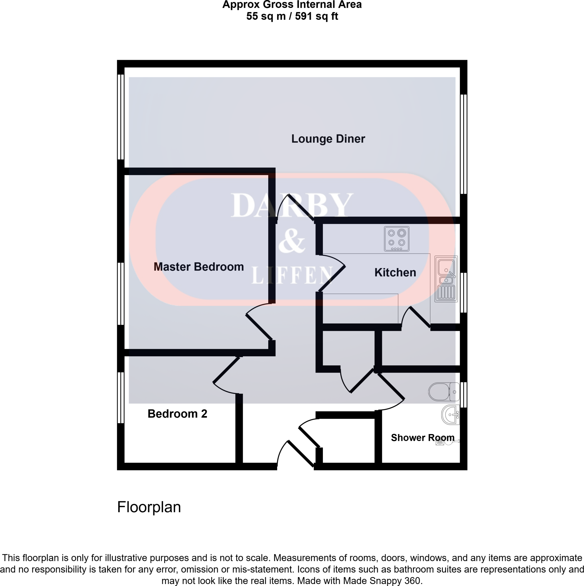 Falcon Court, Great Yarmouth floorplan