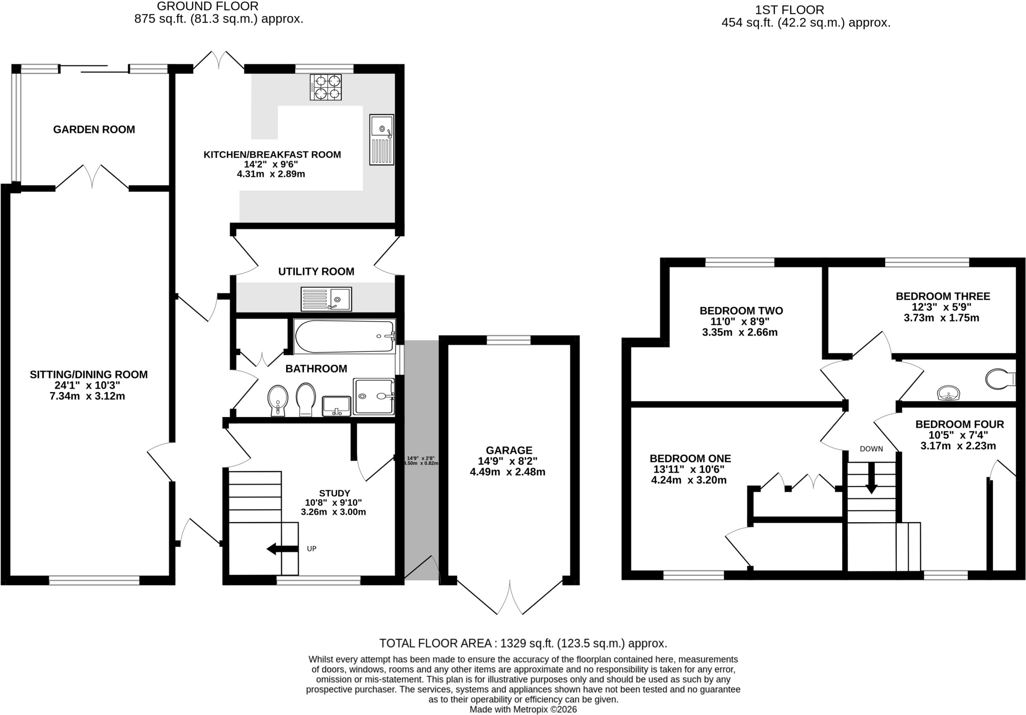 Dukes Road, Fontwell floorplan