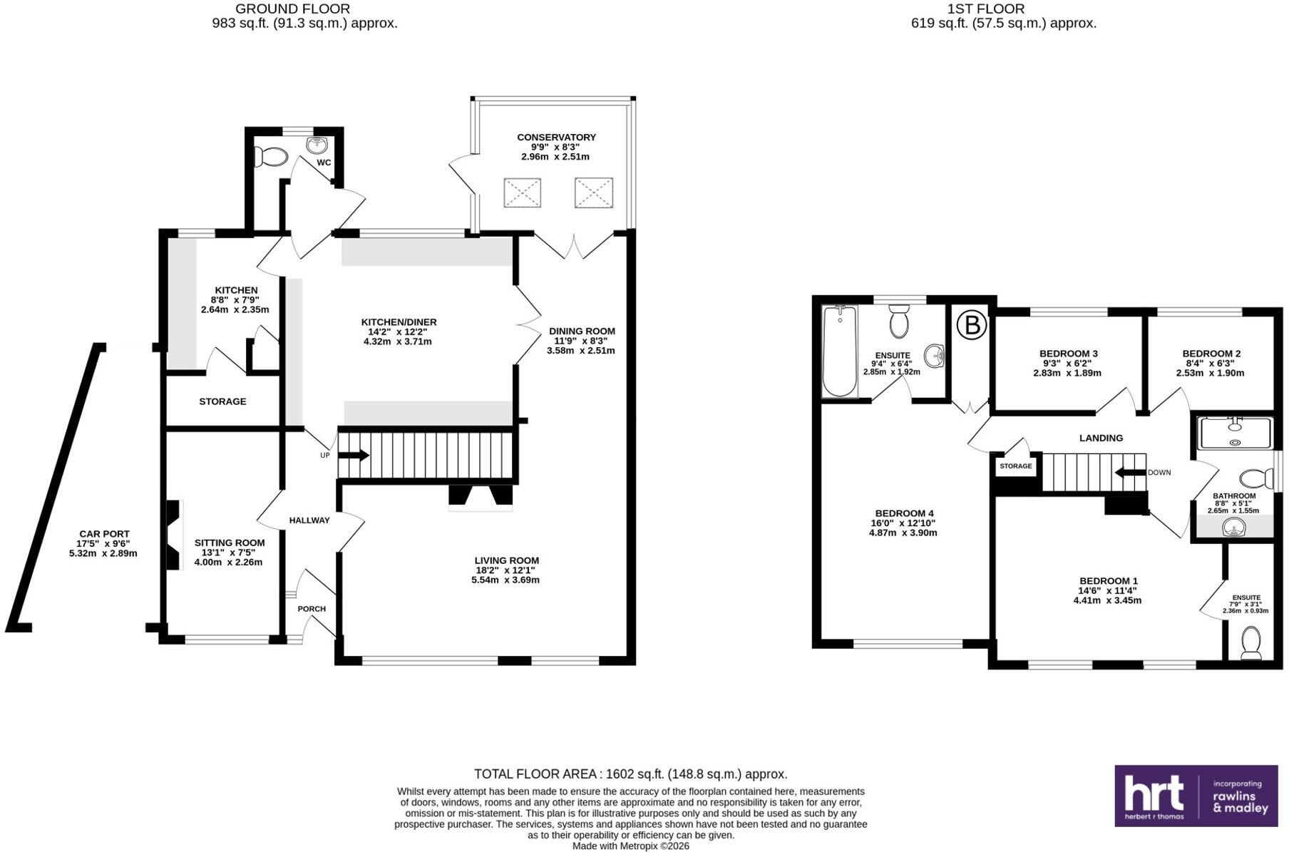 1 Manor Hill, Miskin, Pontyclun CF72 8JP floorplan