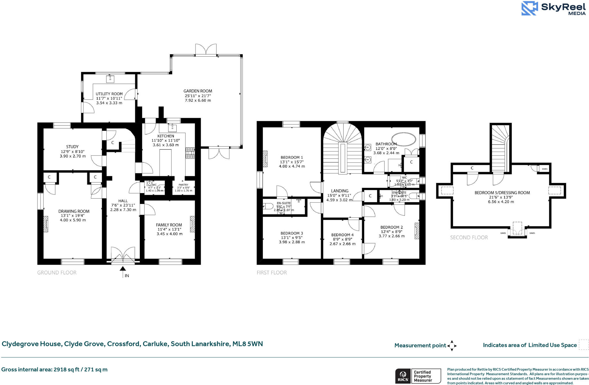 Clyde Grove, Crossford, Carluke, South Lanarkshire floorplan