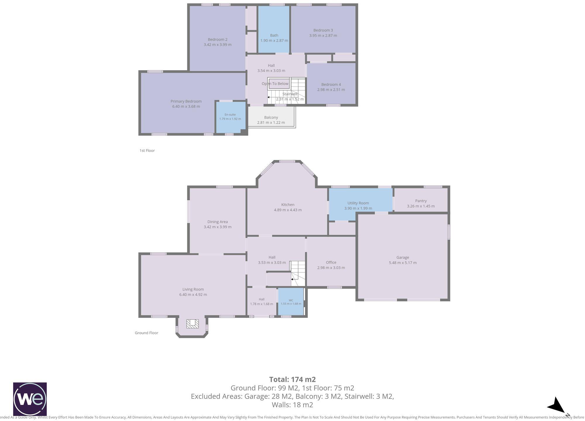 Oak Close, St. Asaph, LL17 floorplan