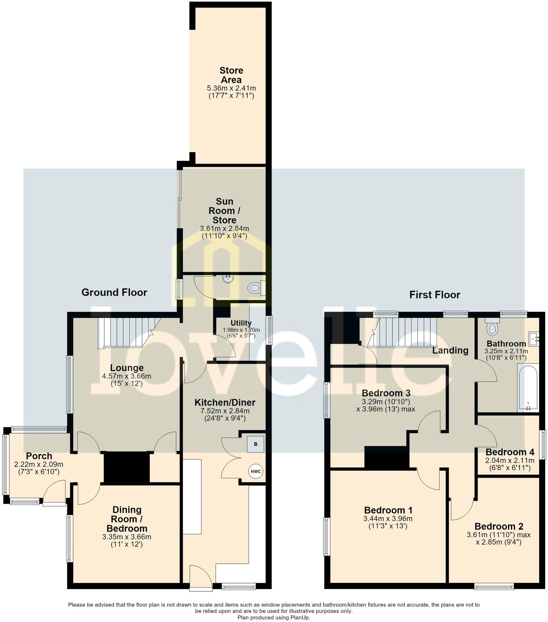 Jubilee Road, North Somercotes, LN11 floorplan