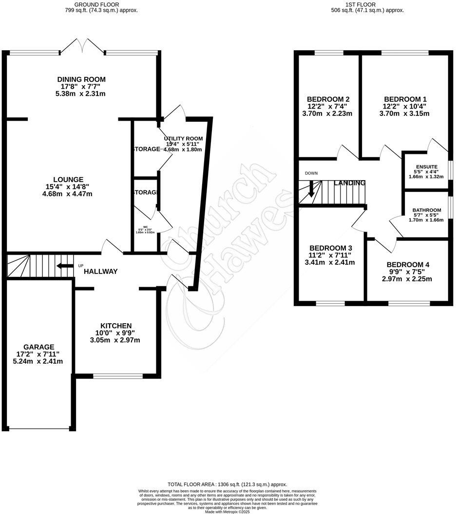Elm Road, South Woodham Ferrers, Chelmsford floorplan