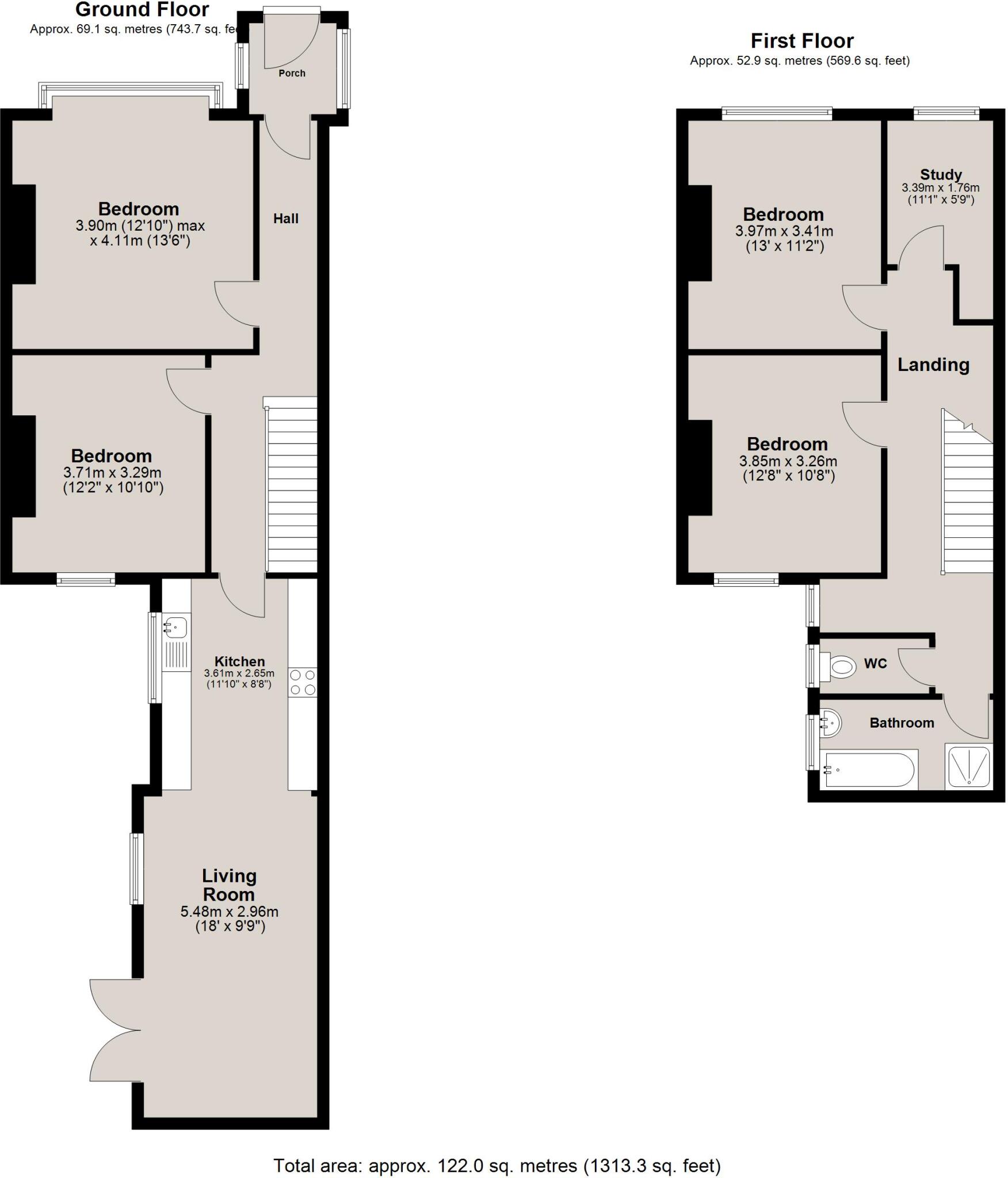 Meldon Terrace, Newcastle upon Tyne, Tyne and Wear, NE6 floorplan