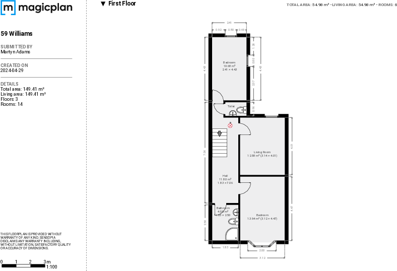 William Street, Loughborough floorplan