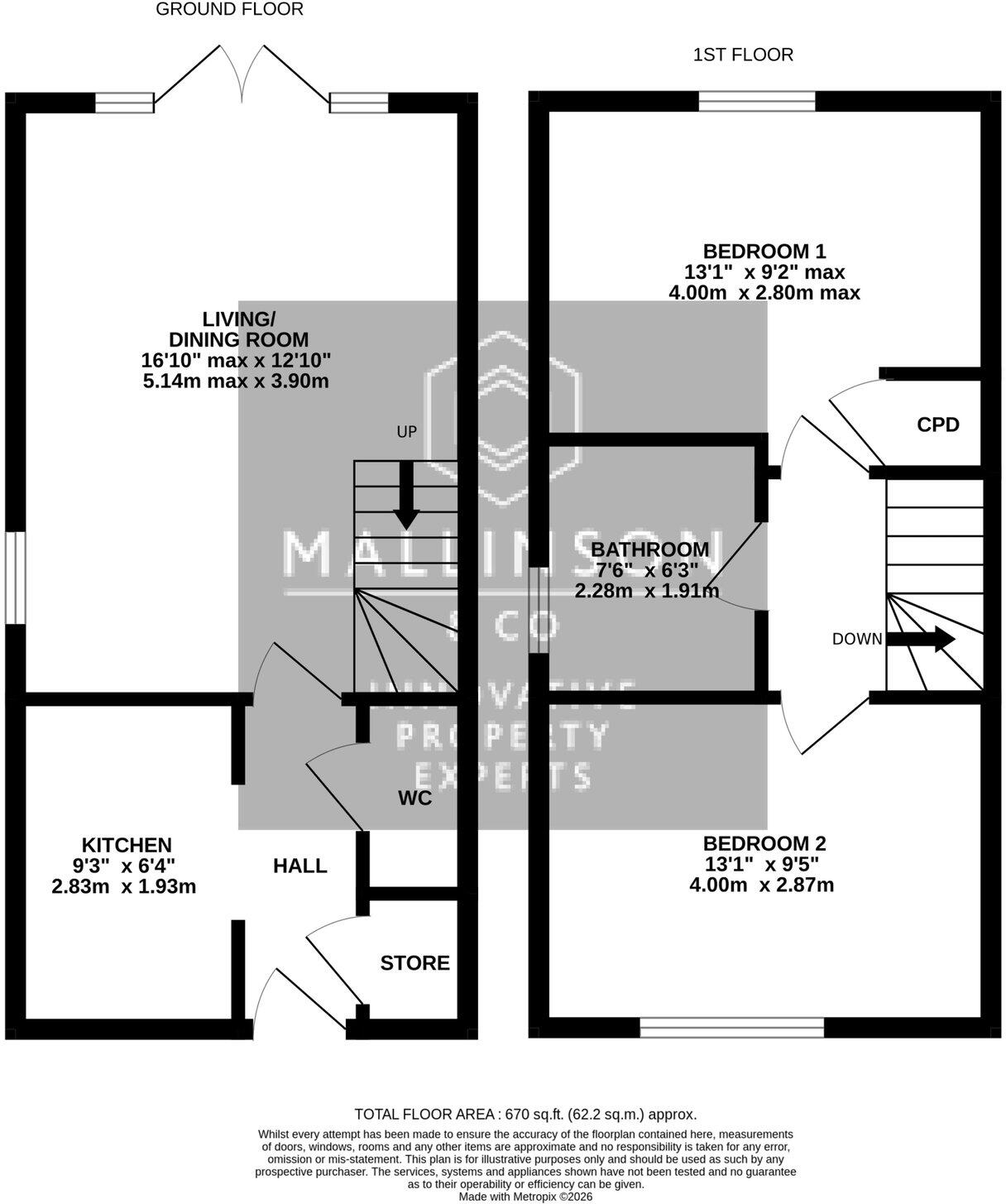Dunford Drive, Penistone, Sheffield, S36 8BJ floorplan