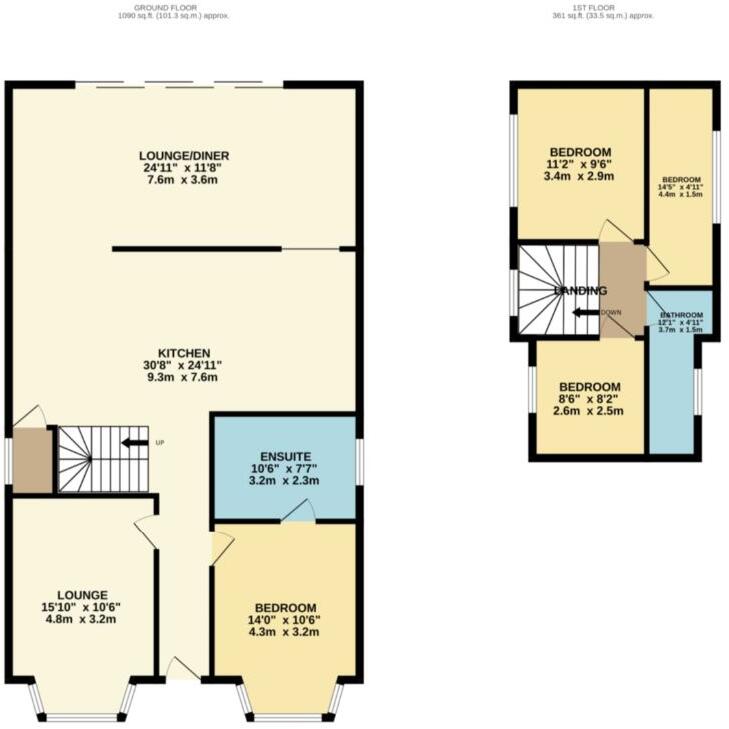 206 St. Albans Road, St. Annes, FY8 3HU floorplan