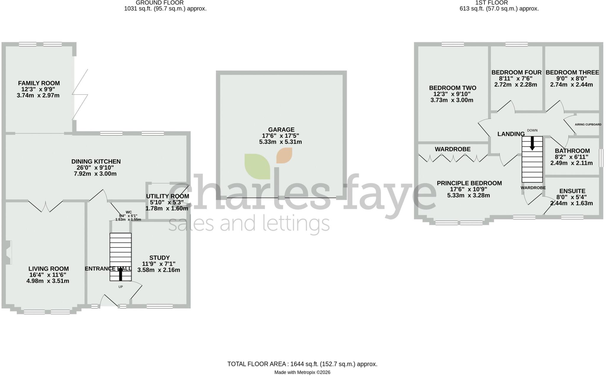 Fynamore Gardens, Calne floorplan