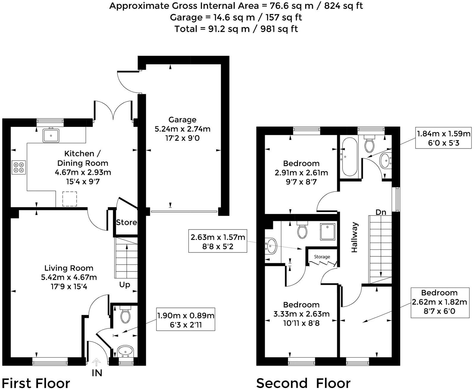 Sherwood Place, Headington, OX3 floorplan