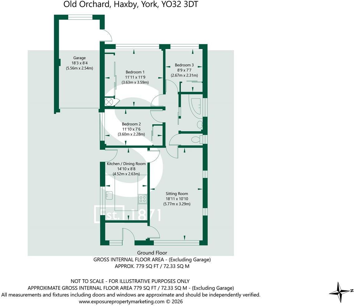 Old Orchard, Haxby, York floorplan