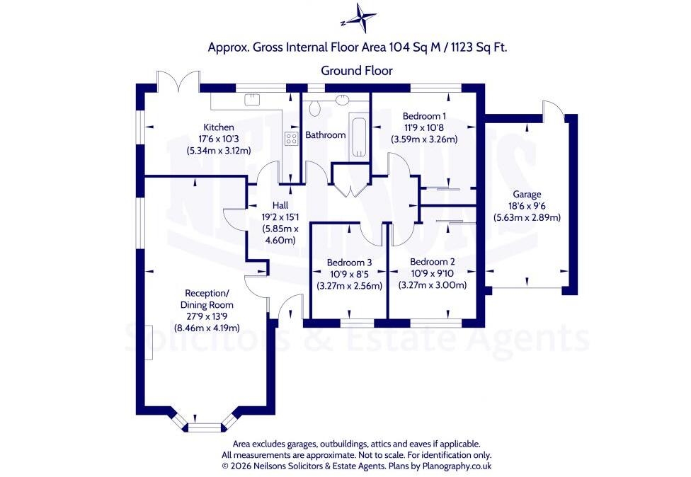 20 Rose Avenue, Bonnyrigg, EH19 3RD floorplan