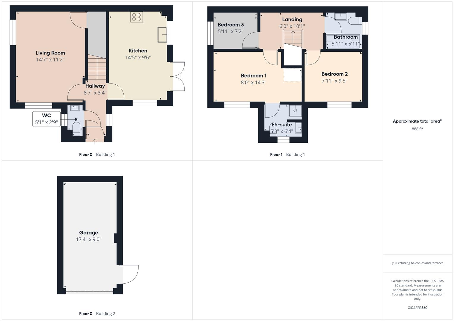 Coggle Close, Louth floorplan