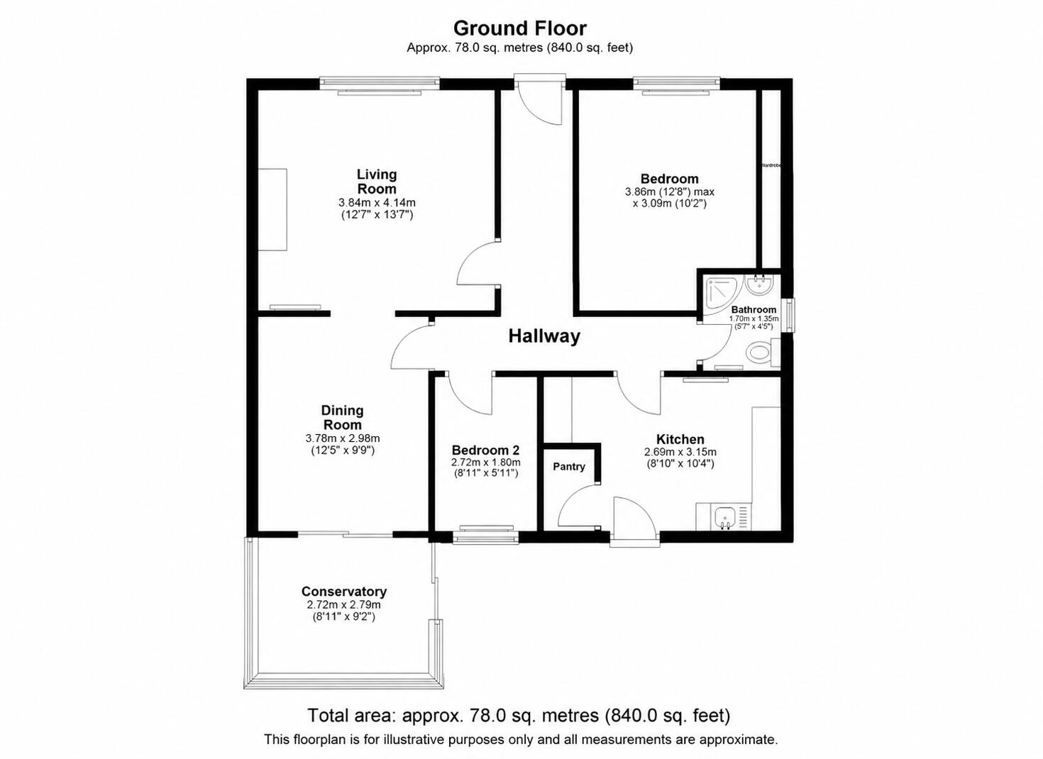Crestville Road, Bradford floorplan