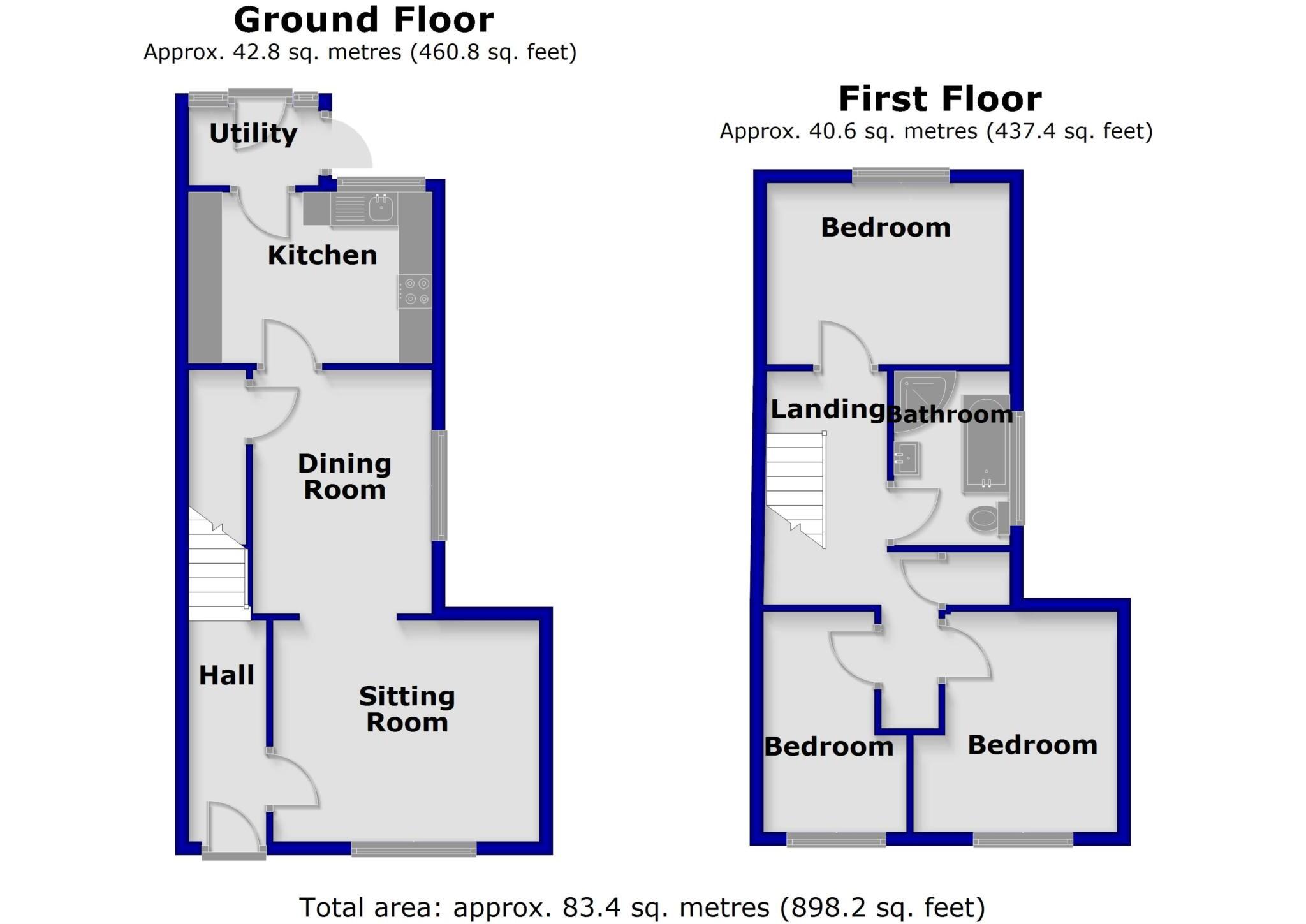 Ropewalk Close, Trefechan floorplan